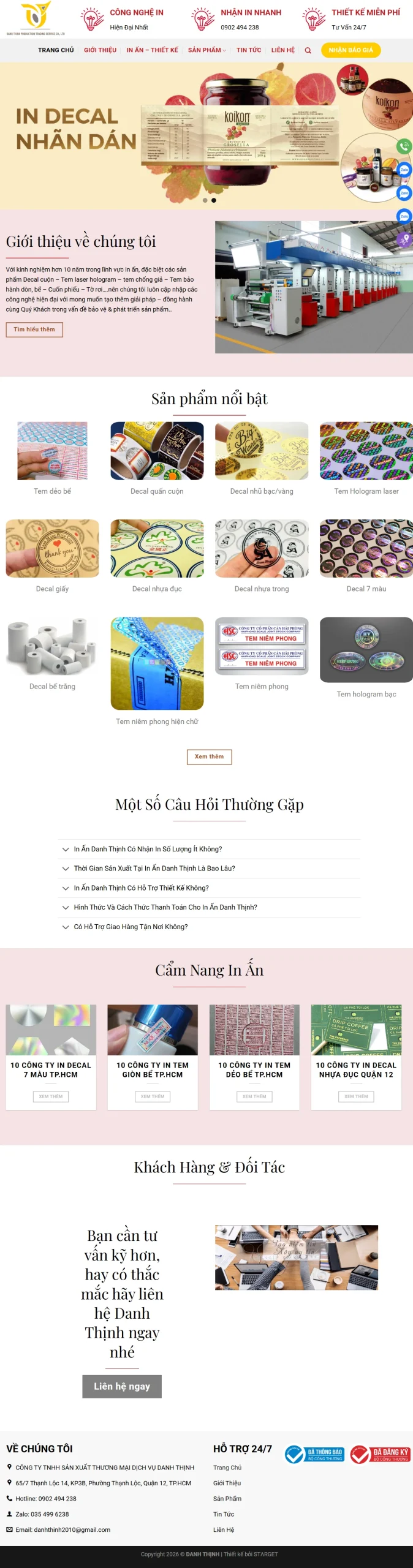 THIẾT KẾ WEBSITE – MẮT KÍNH VIỆT ĐỨC