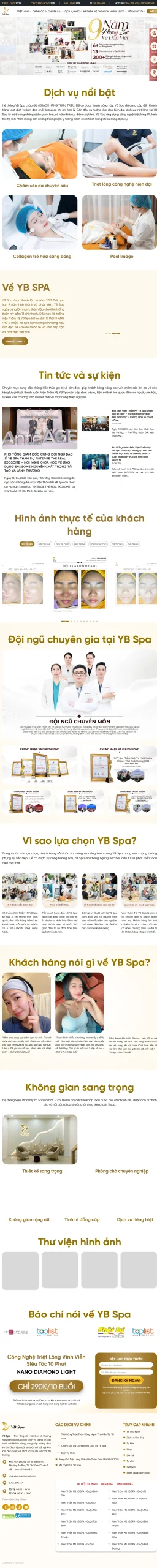 THIẾT KẾ WEBSITE – MẮT KÍNH VIỆT ĐỨC
