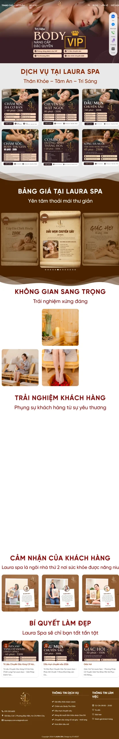 THIẾT KẾ WEBSITE – MẮT KÍNH VIỆT ĐỨC