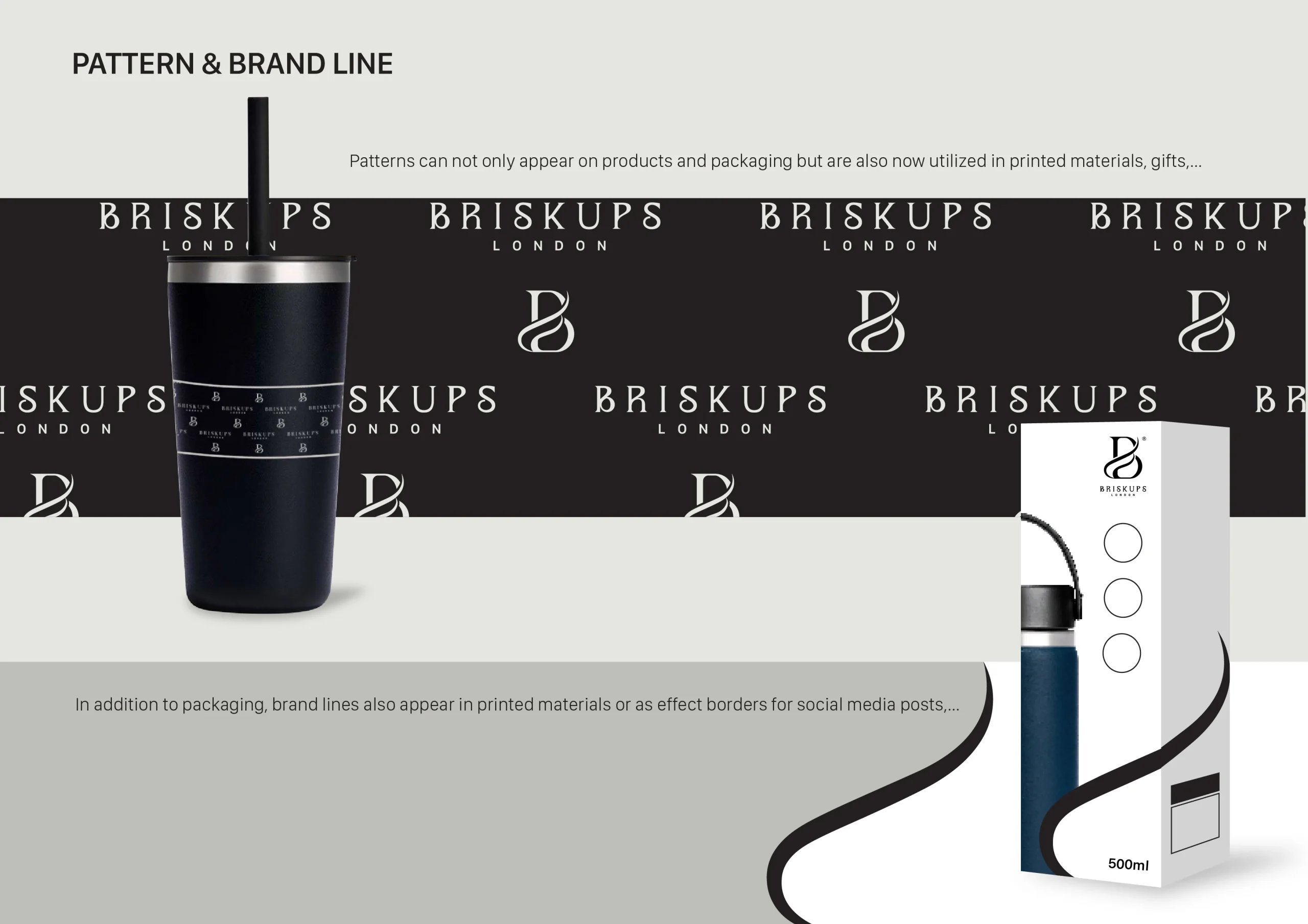 THIẾT KẾ LOGO – BRISKUPS – THƯƠNG HIỆU BÌNH GIỮ NHIỆT TỪ ANH QUỐC (SINCE 2024)