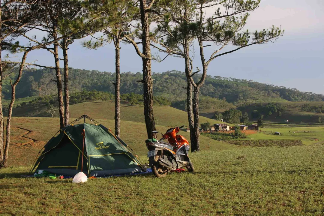Cắm trại glamping cuối tuần gần thành phố