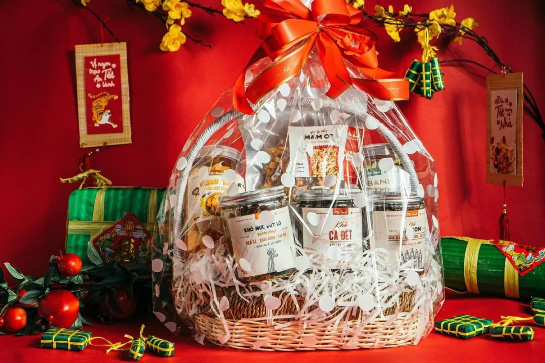 Set hải sản khô đồ khô cao cấp quà Tết